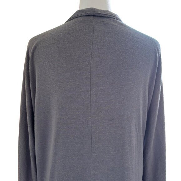 Aritzia Wilfred Free‎ Duster Sweater Open Cardigan Gray Knit Womens Size Medium - Picture 7 of 8